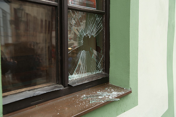 A2B Glass are able to board up broken windows while they are being repaired in Ascot.